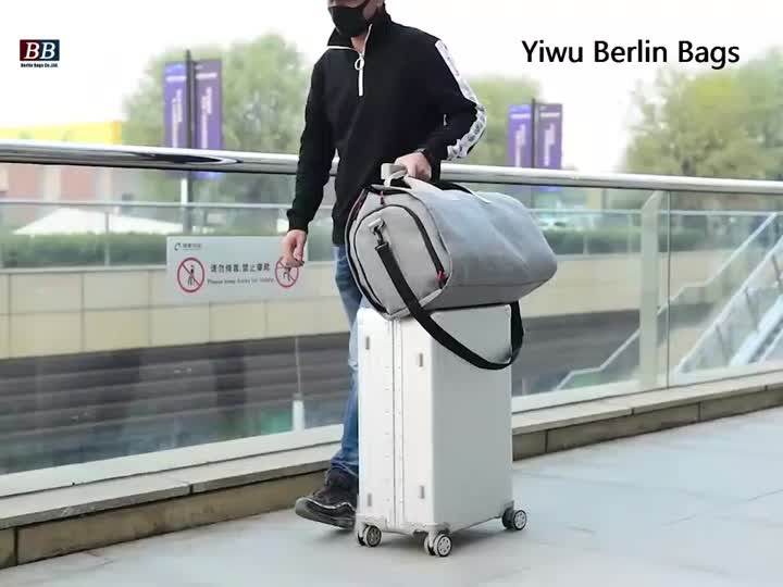 Hanging Garment Suit Organizer Travel Duffel Bag Mens Foldable 2 In 1