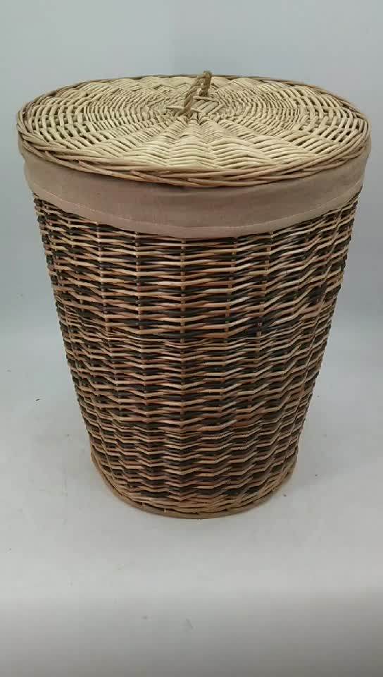 10 Off! Wholesale New Design Cheap Wicker Laundry Basket For Washing