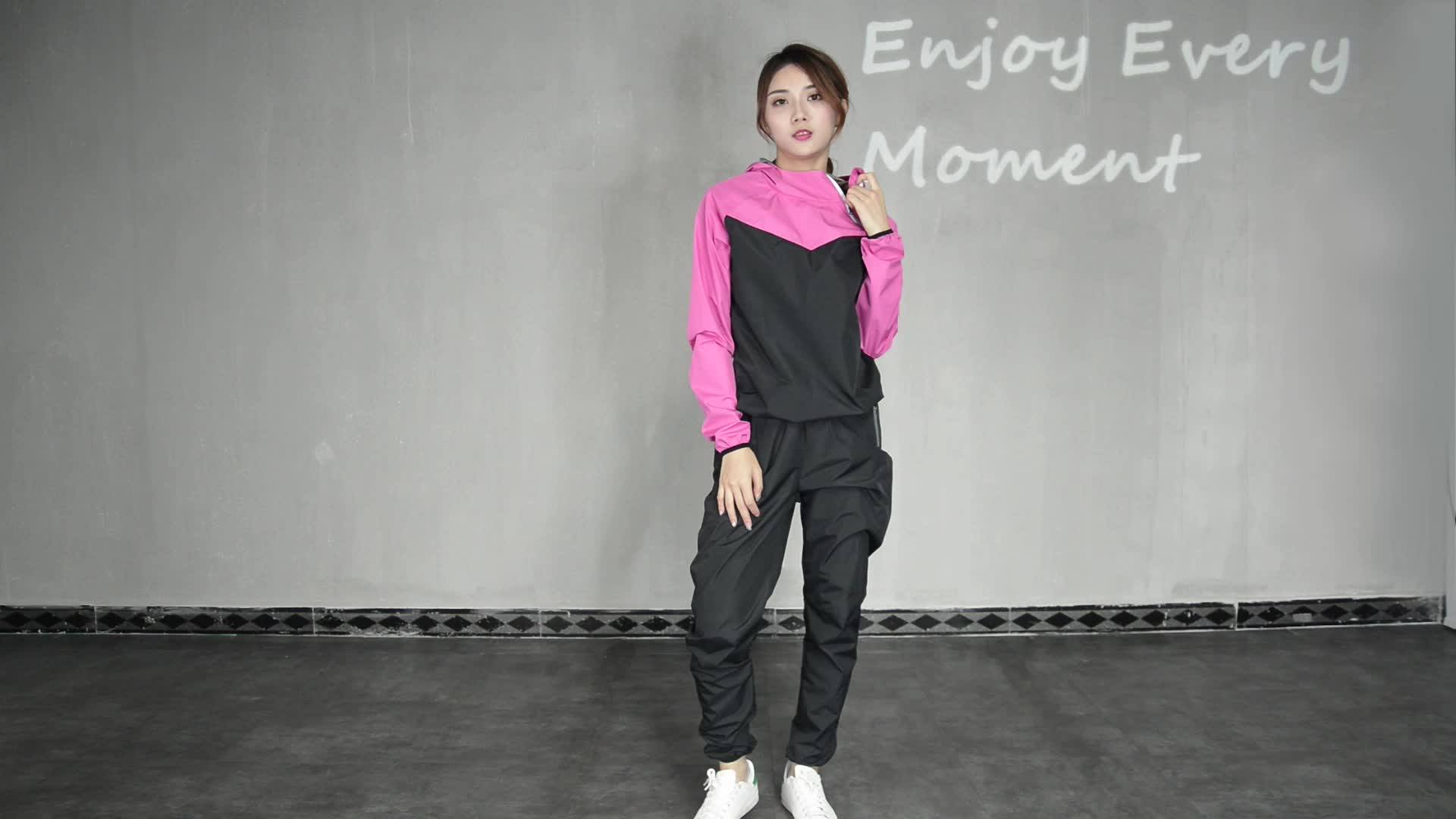 Sport Running Outdoor Active Wear Jogging Suits Sweat Sauna Suit For