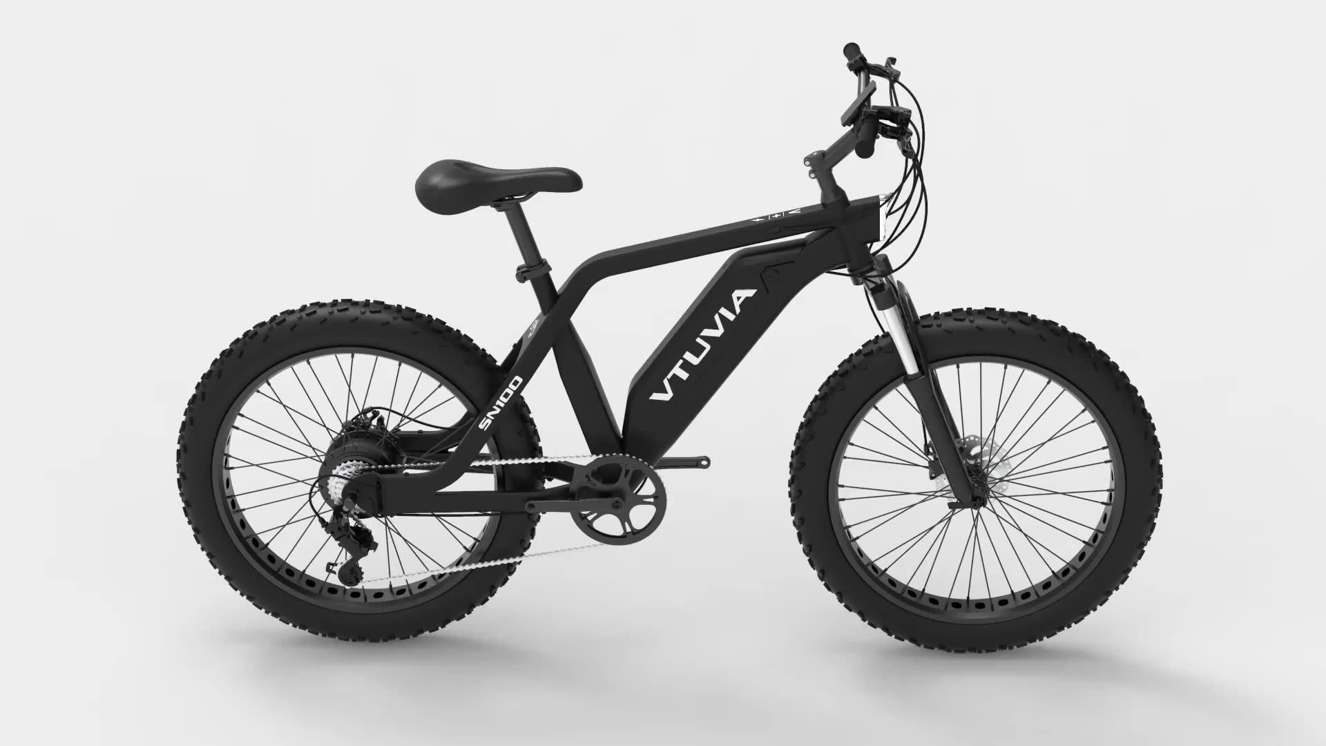 26 Inch 48v E Bike Mountain Fat Tire Fast Electric Bicycle Buy