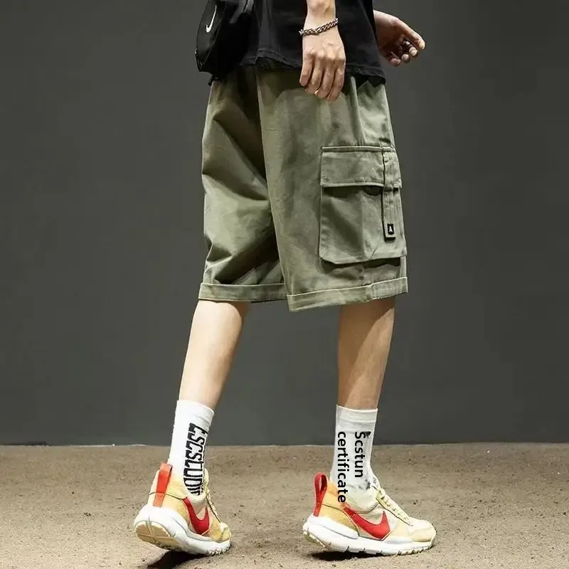 Men's Summer Thin Loose Matchable Trendy New Outerwear Fashion Personality Cool Sporty Casual Pants