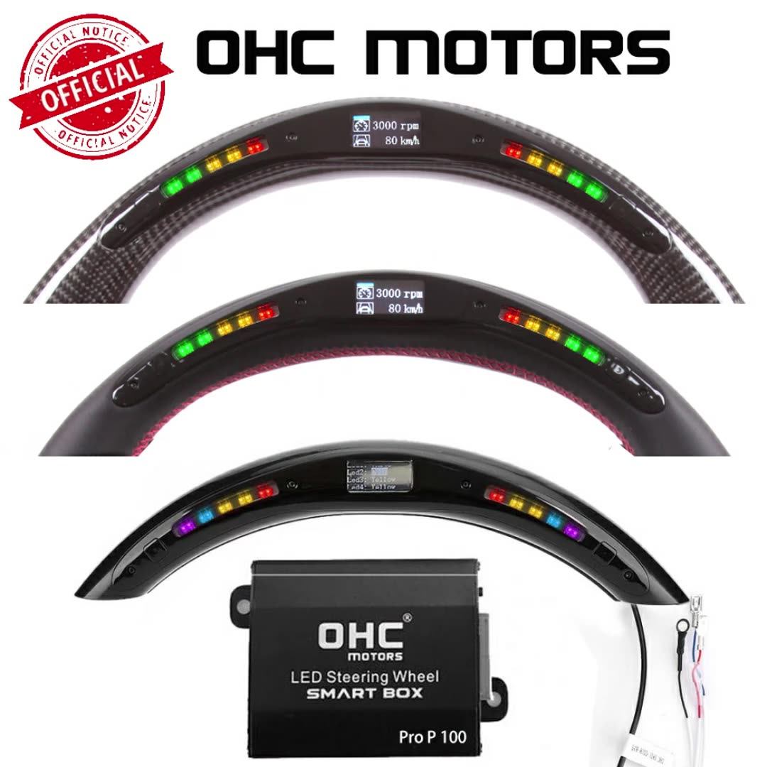 Kit de desempenho de led para volante de motores ohc com tela de