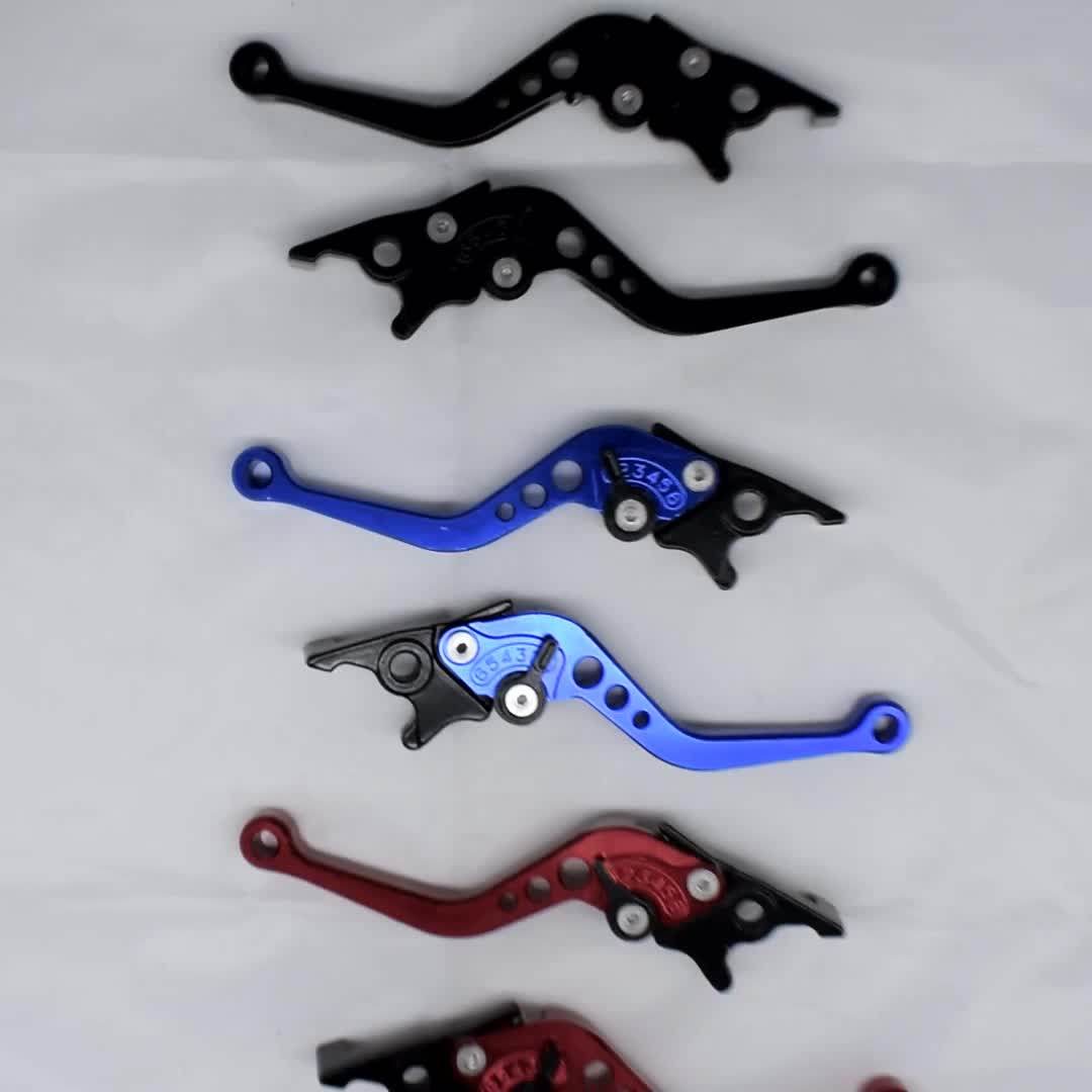 Aluminum Adjustable Motorcycle Brake Clutch Levers Master Cylinder