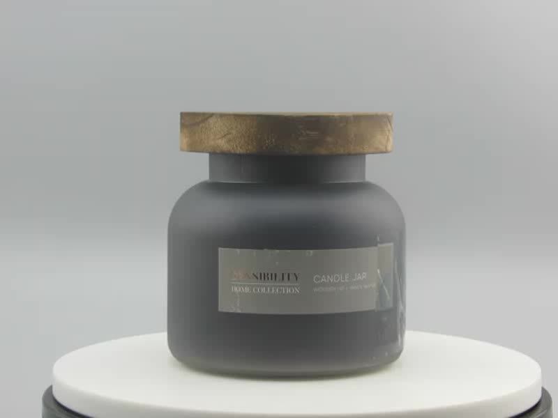 Cheap Customized Colorful 25 Oz Empty Frosted Matte Glass Apothecary