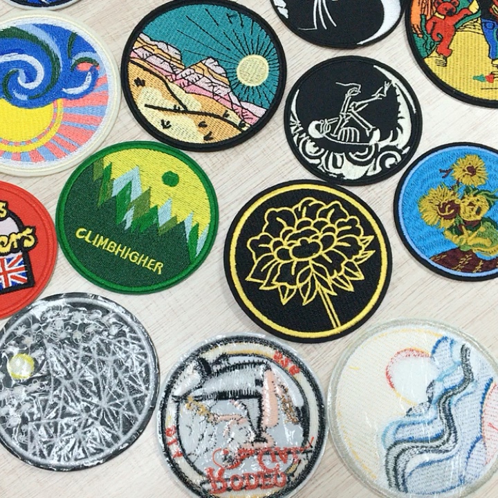B5 Wholesale Price Cool Ecofriendly Feature Heat Transfer 3d Custom Iron On Patches Embroidery