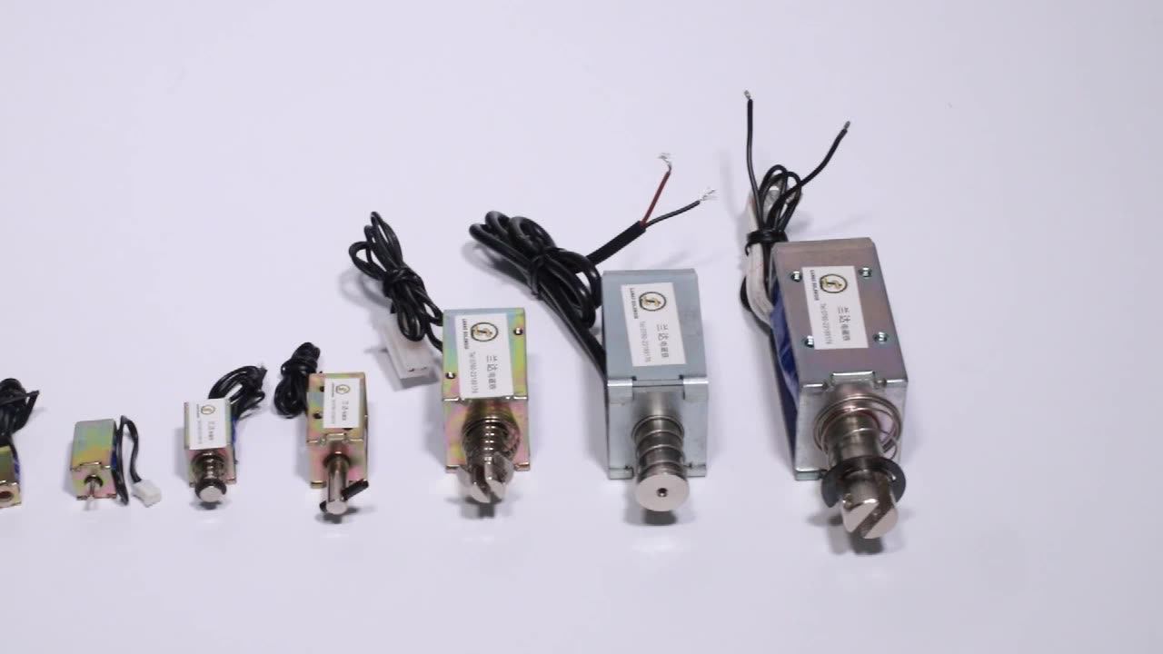 Mini électro-aimant Solénoïde Linéaire Push/pull - 3V/5V/6V/9V/12V DC - Dimensions 16x10.5x8 Mm