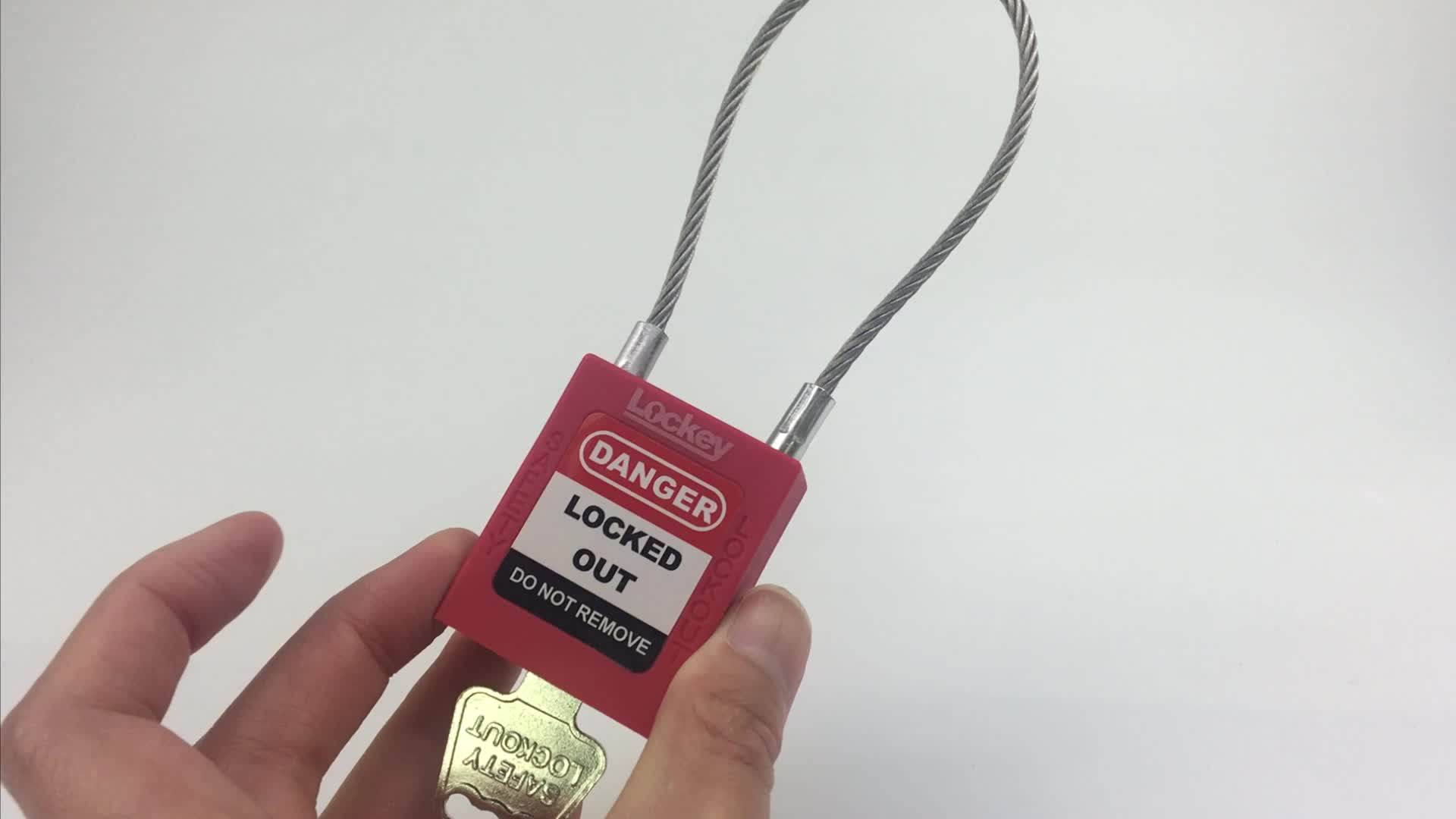 Best Adjustable Locks Nylon Cable Padlock,Steel Padlock With Wire Safety Cable Padlock Buy Oem