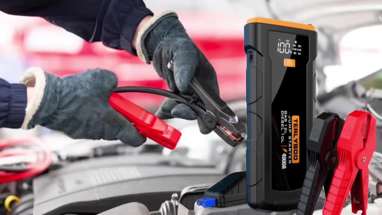 Super Capacitor 4000a 12v Diesel Engine Car Jumper Battery Pack Booster Portable Car Battery