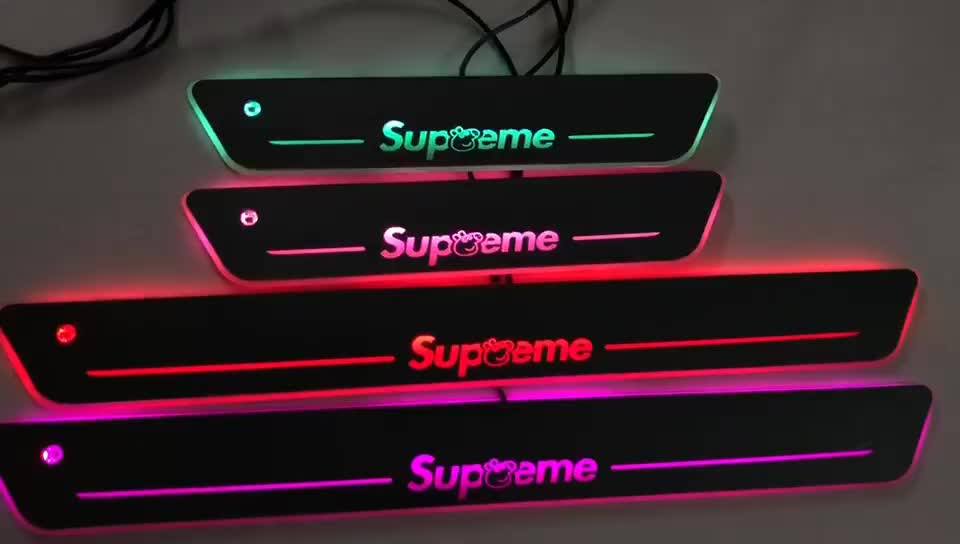 Wireless Led Car Door Sill Plate Light Buy Led Car Door Sill Plate