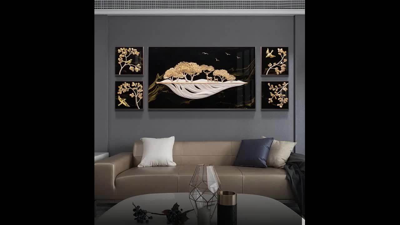 Custom Luxury Wall Hanging Murals Art Framed 3d Wall Home Decor,High