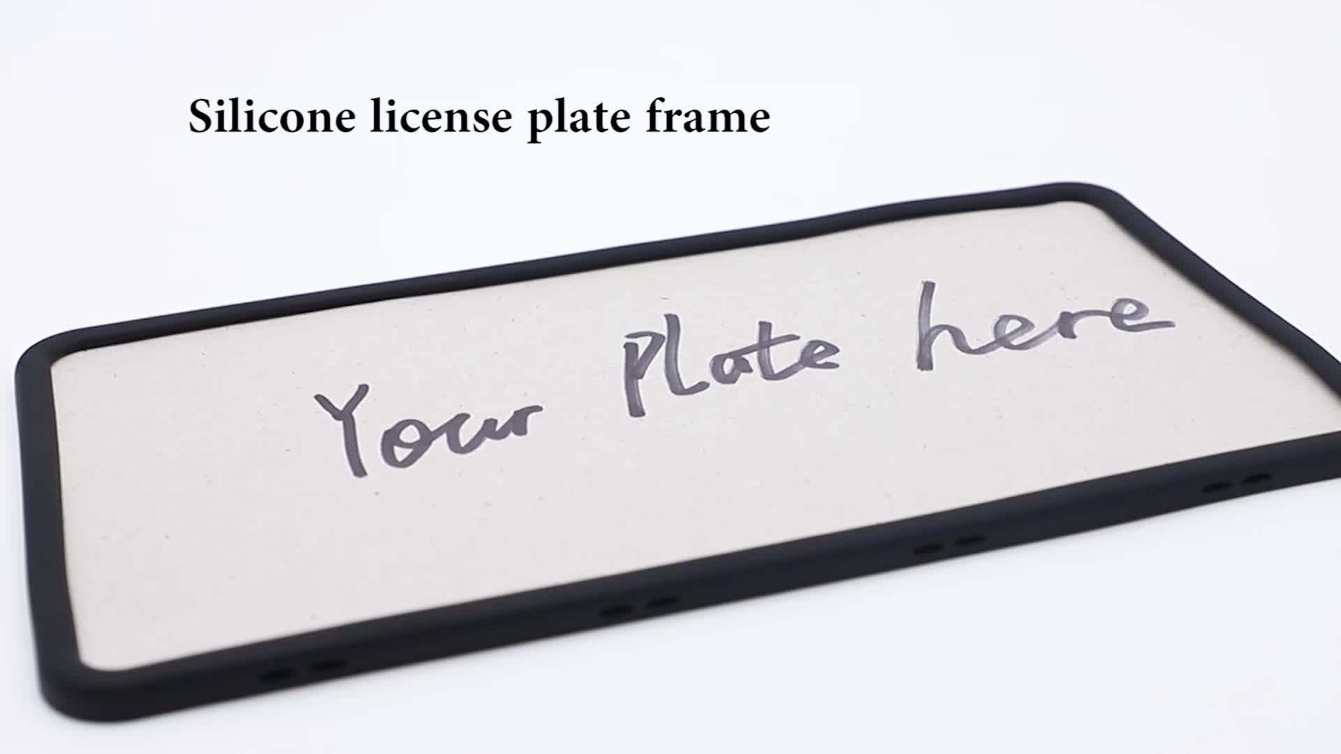 Silicone Car License Plate Frames Covers Buy Silicone Car License