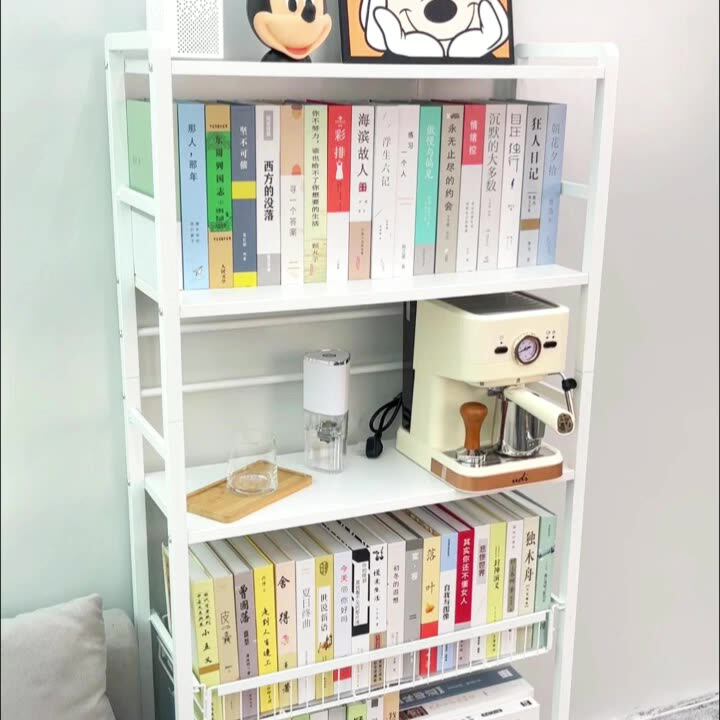 360 Rotating Bangladesh Metal Wooden Bookcase Modern Luxury Living Room