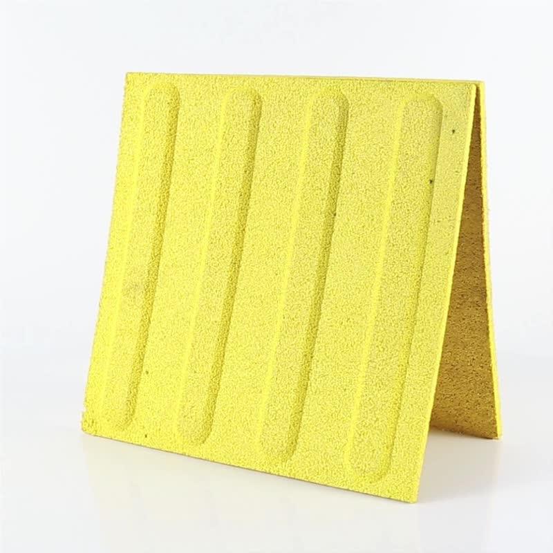 Tactile Epdm/sbr Rubber Tiles For Blind People Antislip Cheap Rubber