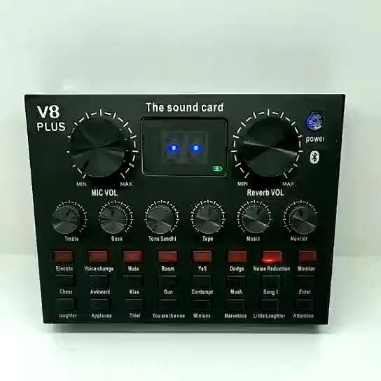 Usb External Audio Interface V8 Plus Sound Card Buy V8 Plus Sound