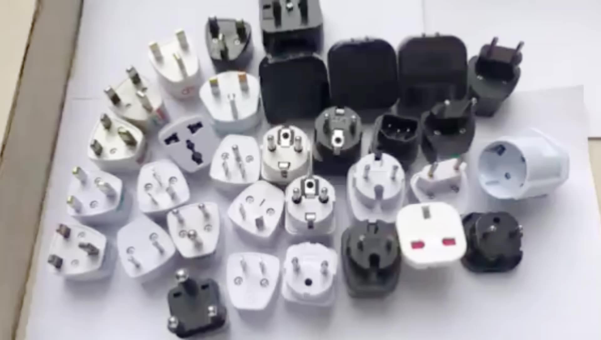 Multifunctional Au To Uk Us Eu Plugs Adaptor Power Converter 2 Pin