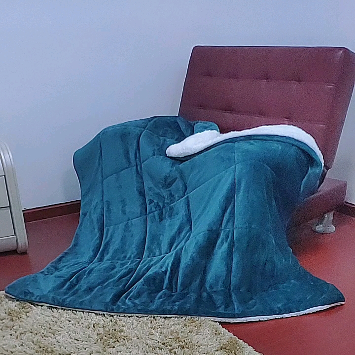 Sherpa Fleece Weighted Blank Thick Blanket With Software Feel,Soft