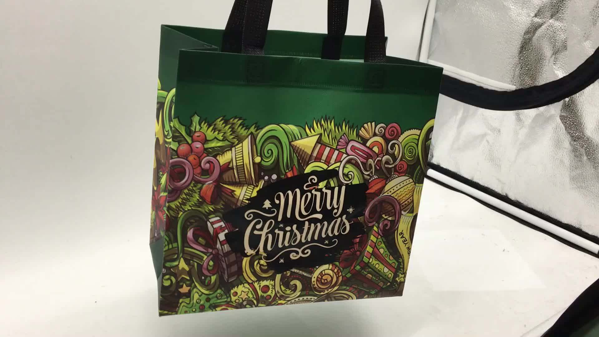 Christmas Gift Bag Non Woven Laminated Shopping Bag Reusable Buy