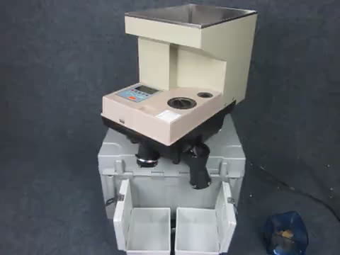 银行同款硬币清分神器。YT-618快速硬币清分机，清点全部球硬币太爽了