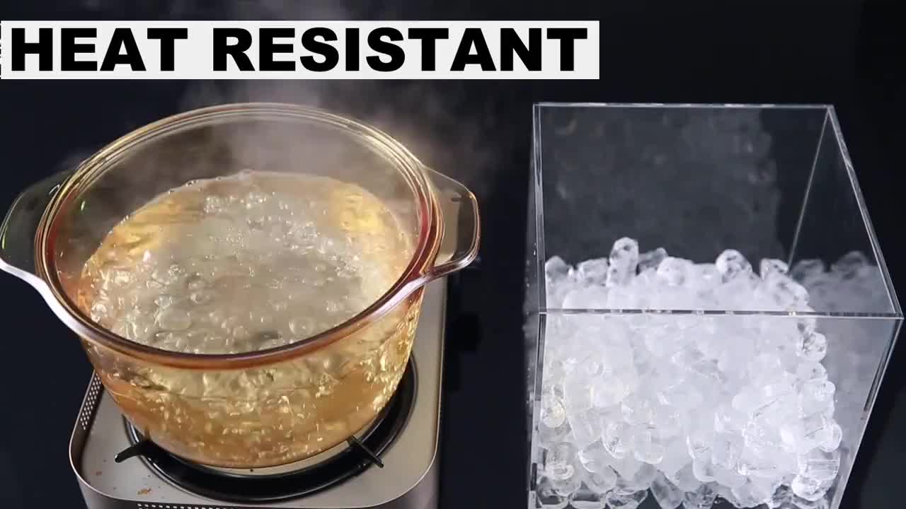 Thermal Glass Food Storage Container Set Kitchen Food Storage