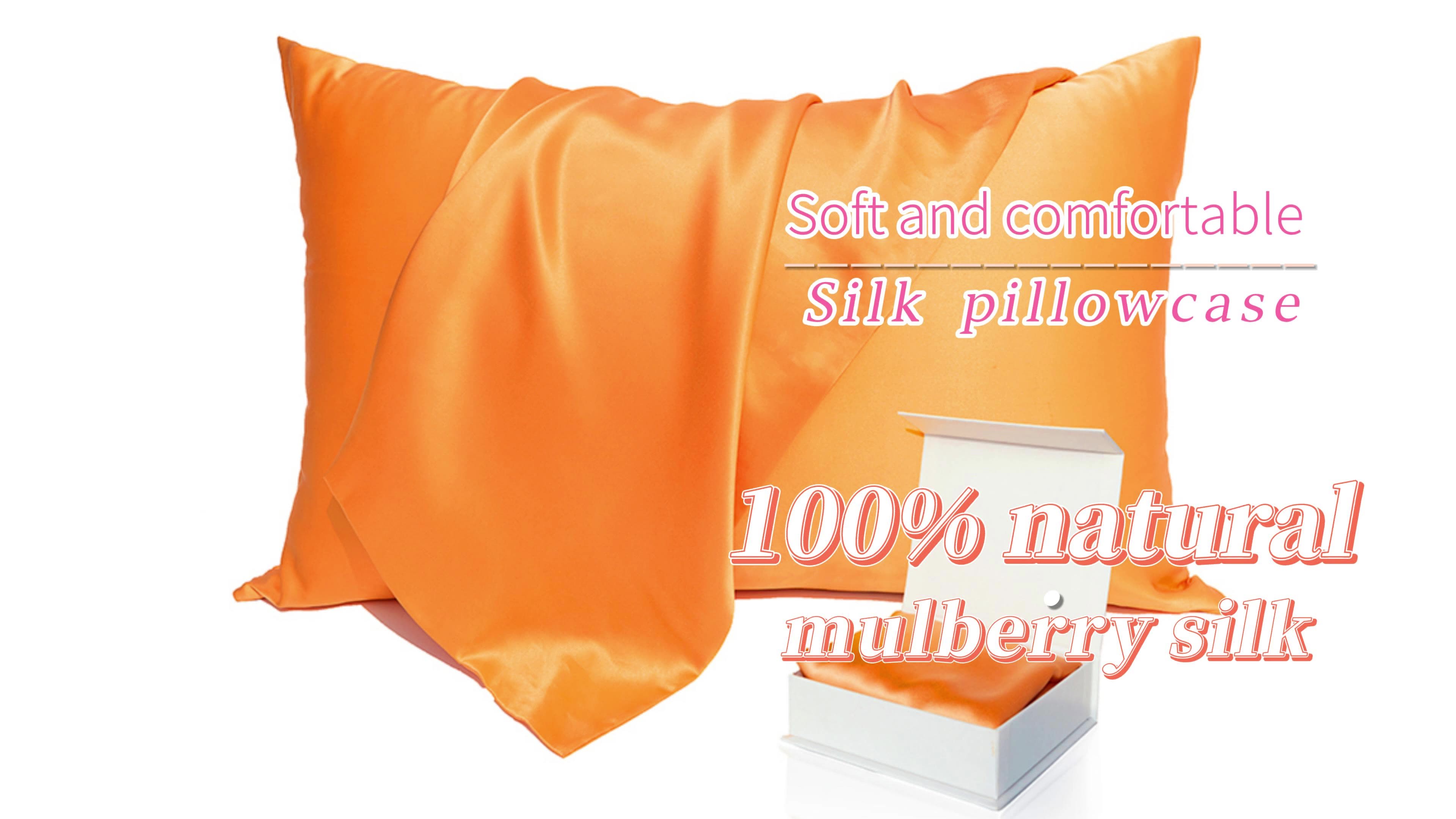 2023 New Wholesale Custom 16/19/22mm Natural Silk Pillow Case Mulberry