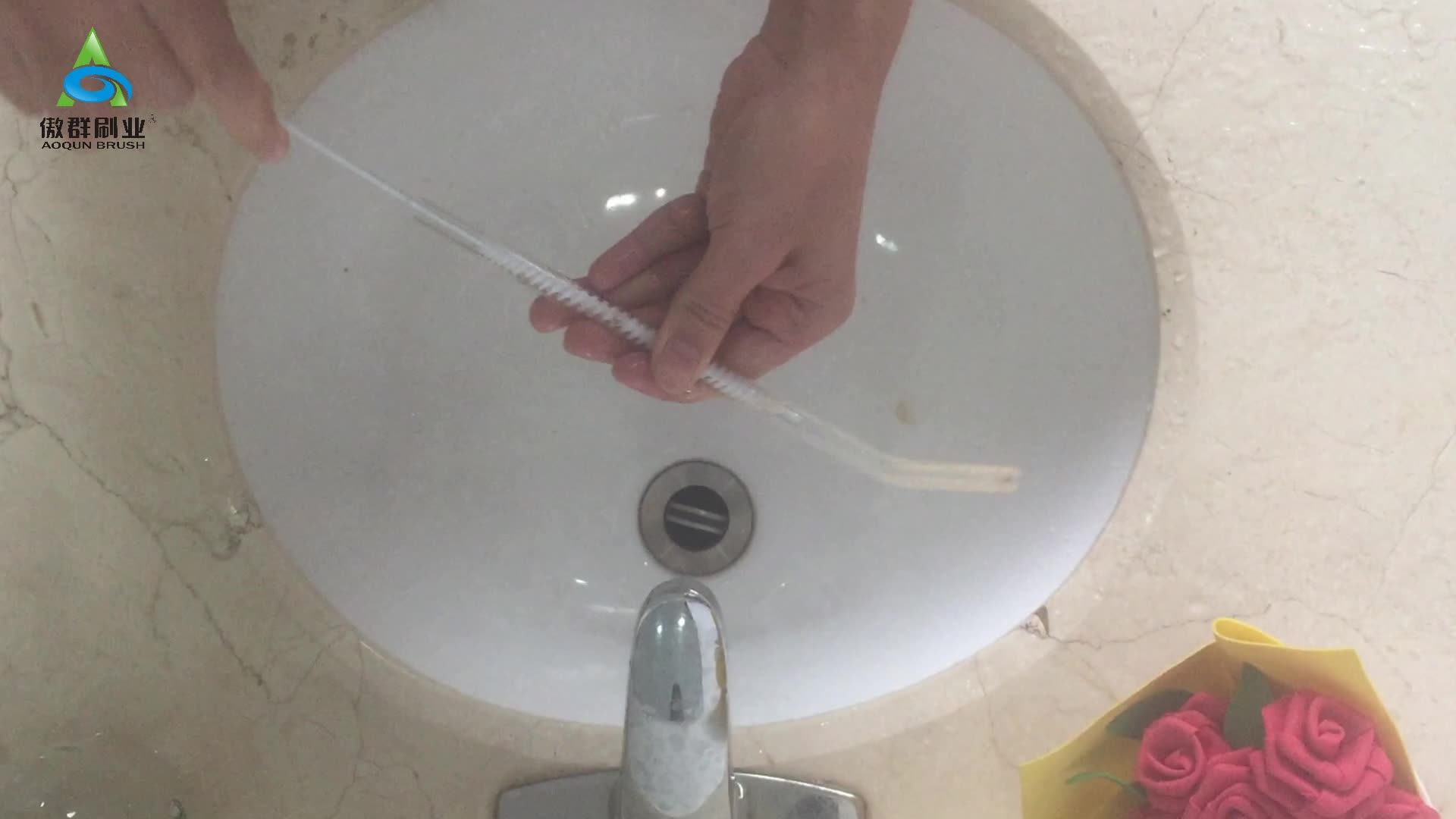 Hole Cleaning Accessory Small Hole Brush Bath Sink Plug Hole Brush