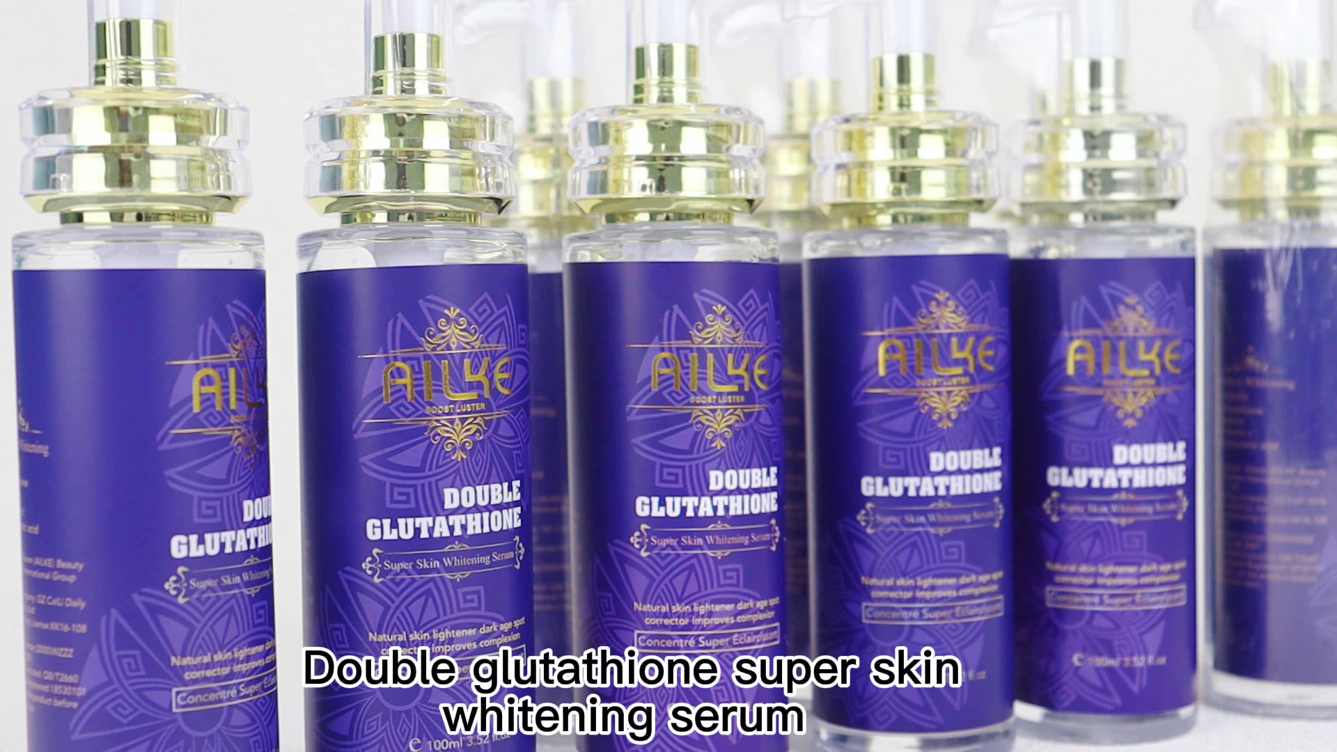 Double Glutathio Whitening Serum Hydrating Super Strong Face Body Skin Whitening Serums For Black Skin Lightening