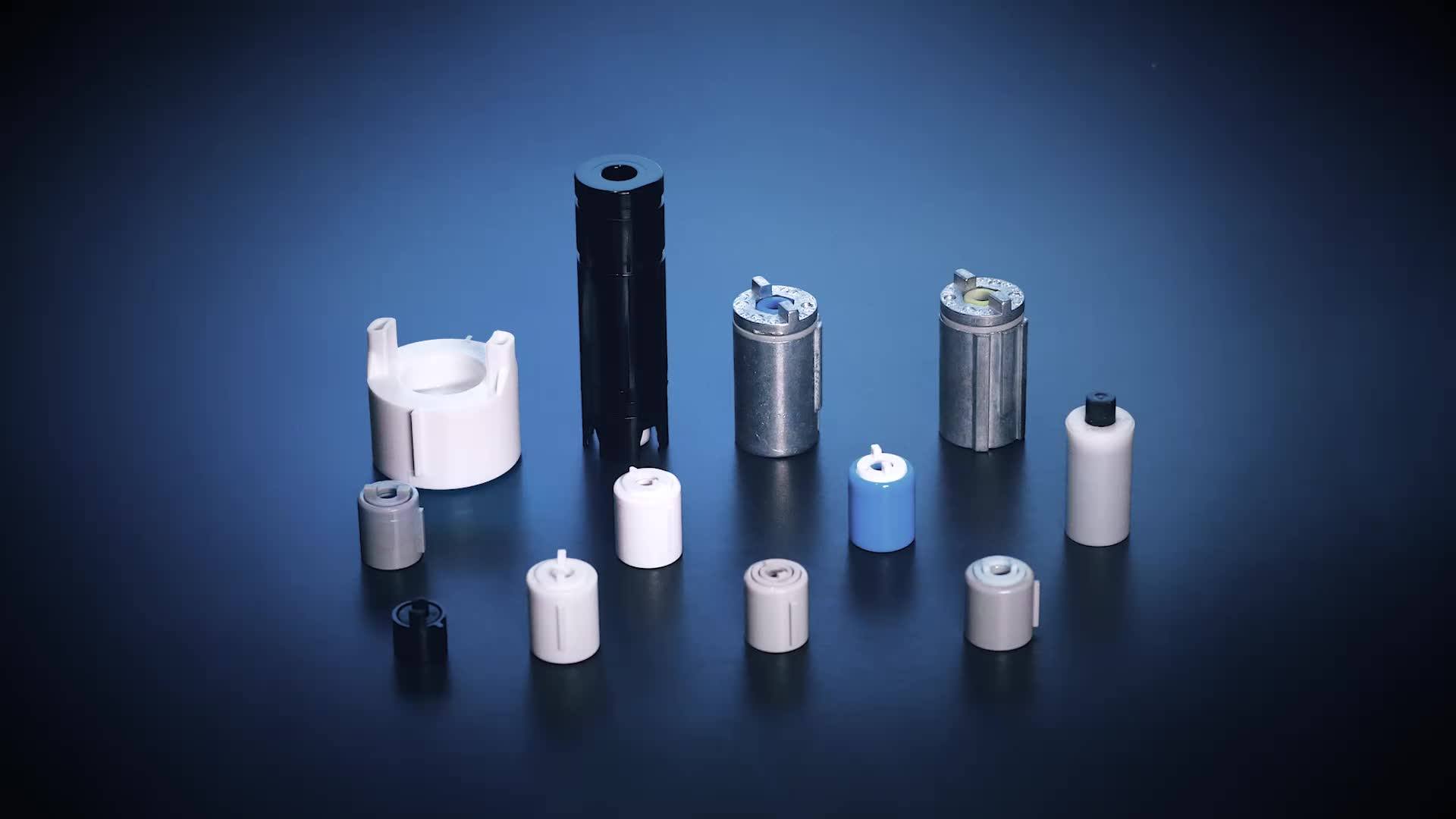 Barrel Rotary Silicone Oil Damper For Floor Plug High Torque Soft Close