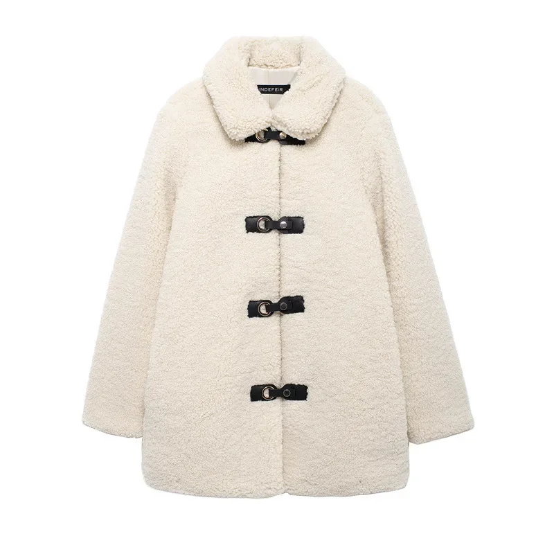 SAW AliExpress Independent Station Jacket Coat Pocket All-match Lapel Long Sleeve Soft Suit 8741269