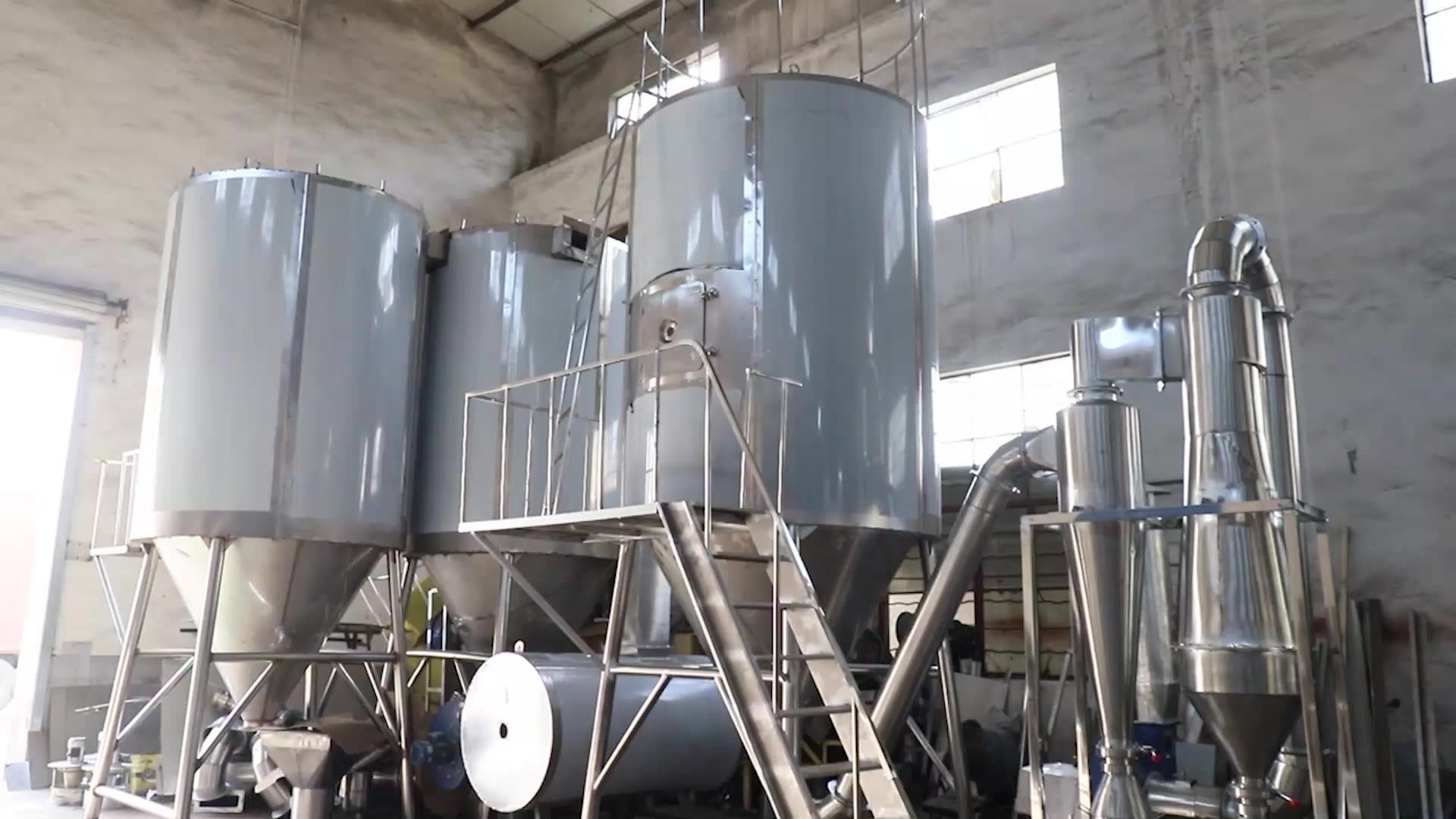 Industrial Milk Dehydrator Equipment Centrifugal Type Spray Dryer