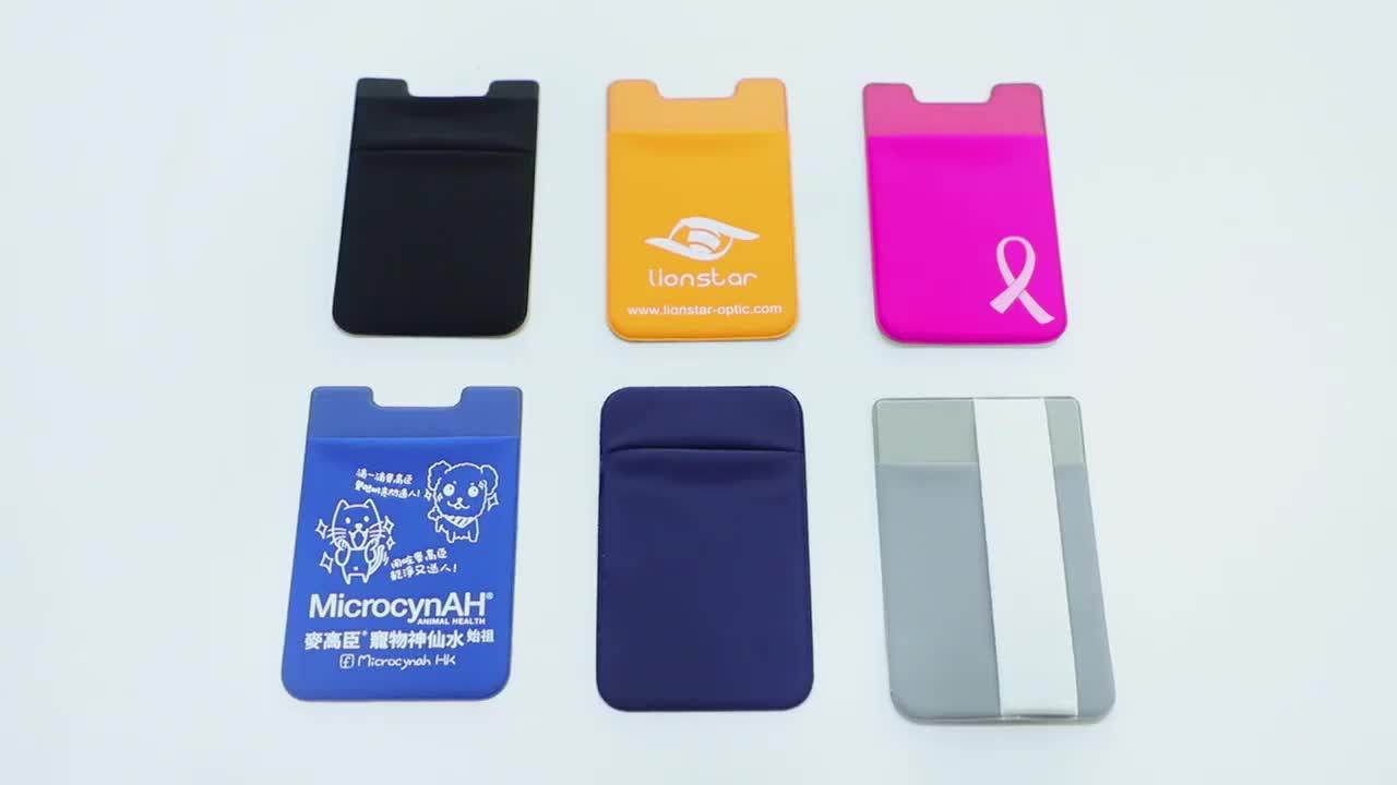 Vaccine Card Protector Adhesive Sticky Phone Card Holder Cell Phone