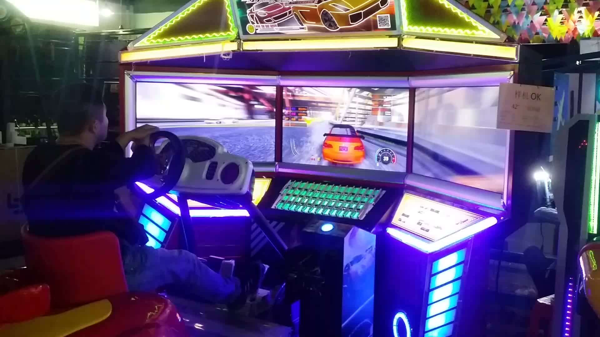 32 Inch Coin Operated Dynamic Outrun Around The Road Arcade Draving