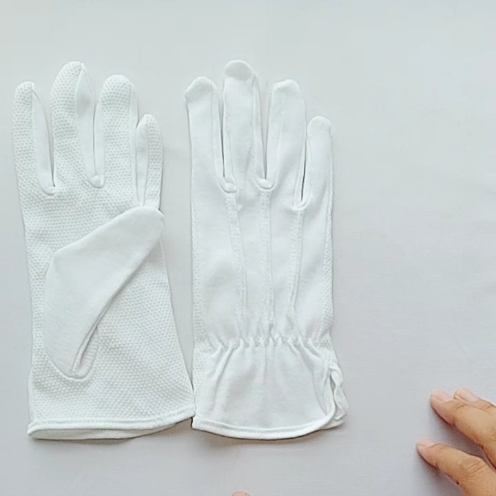 Uniform For Marching Band White Cotton Beaded Sure Grip Gloves Buy