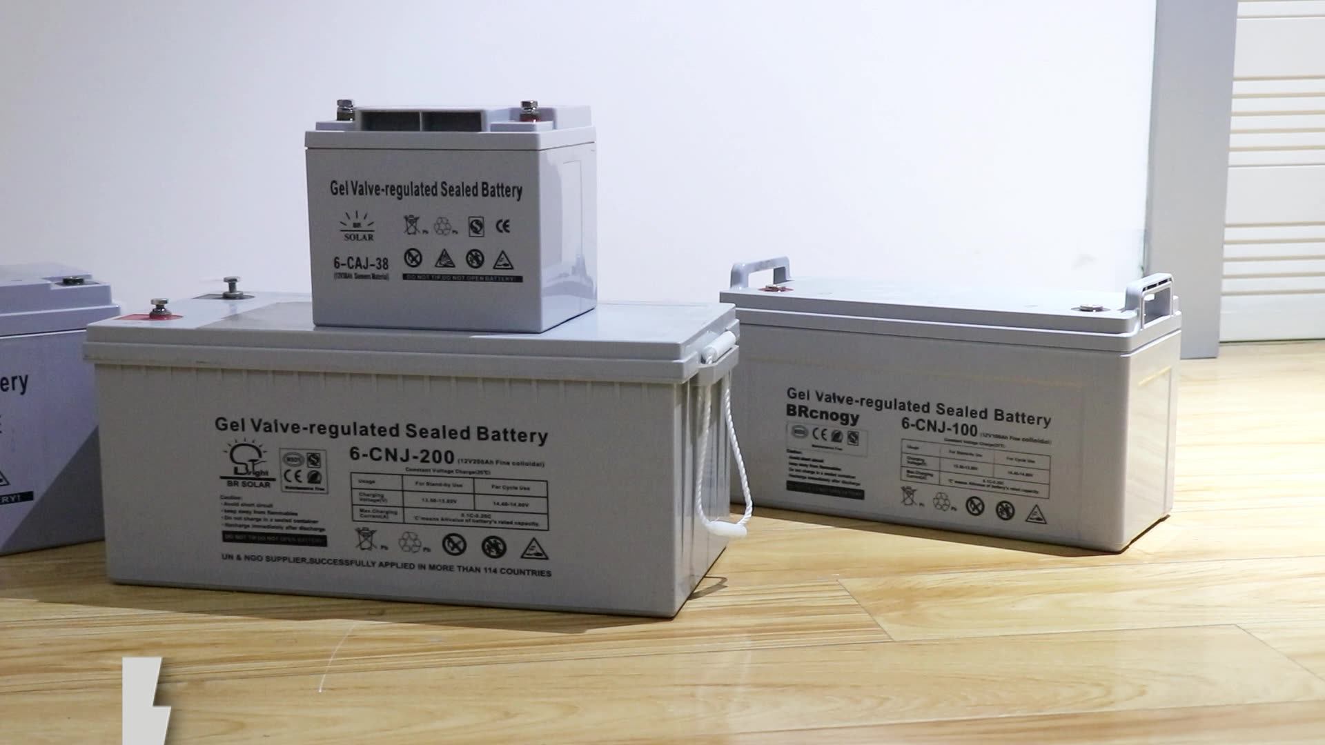 Longer Lifespan Rechargeable Gel Battery 12v 100ah 150ah 200ah 250ah