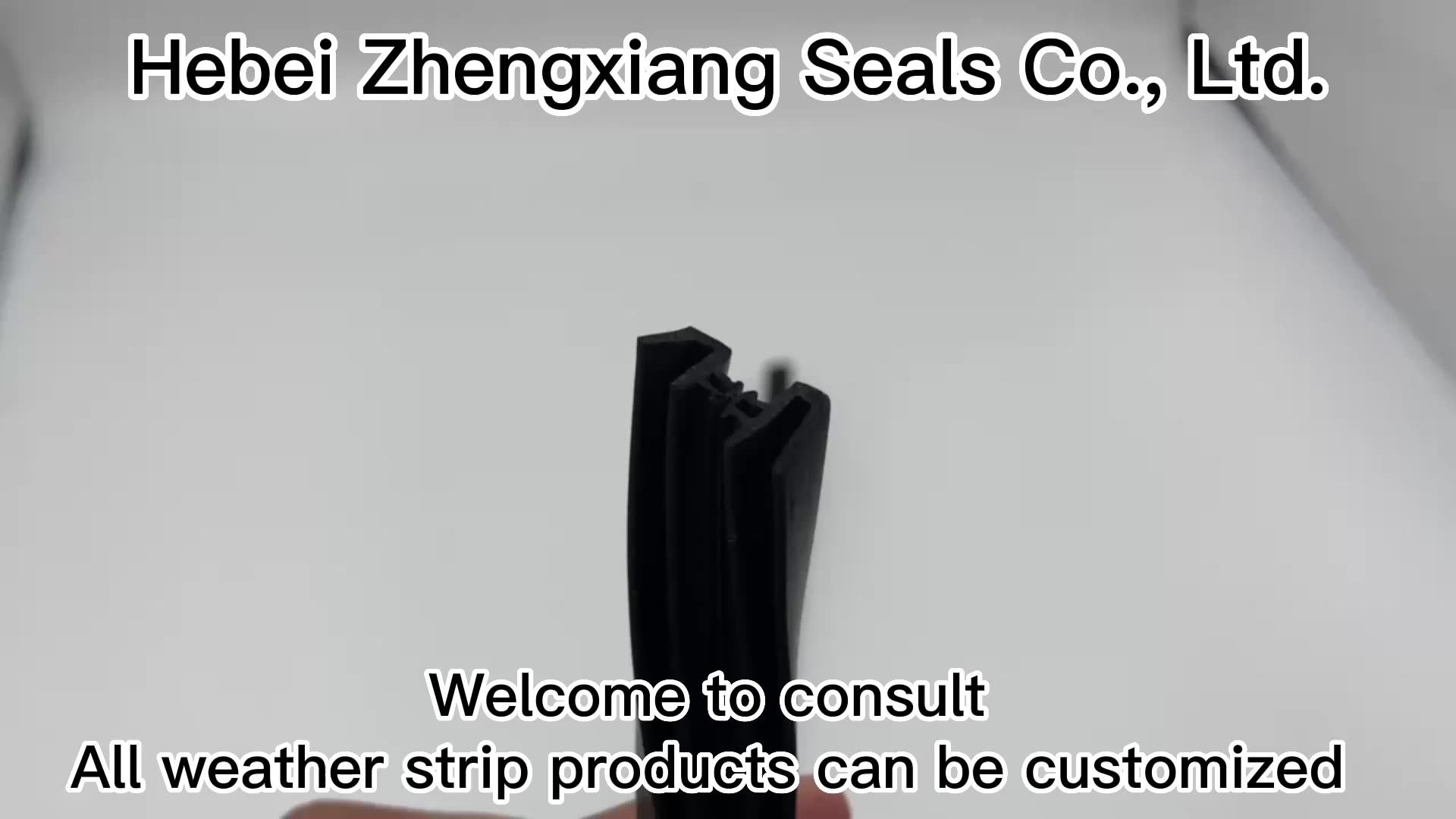 Durable In Use Rubber Roll Door Sealing Strip Refrigerator Door Rubber