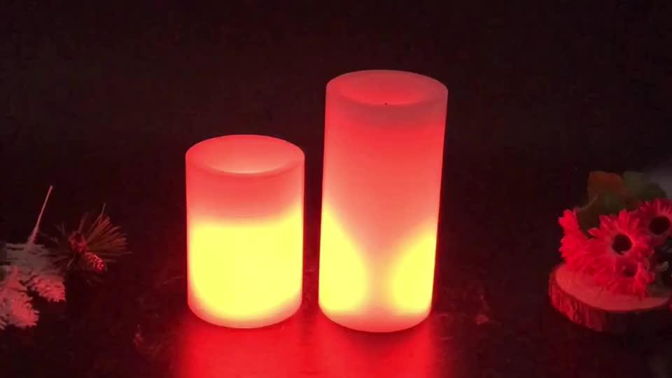 Orange Led Flameless Wavetop Candles With Timer Or Remote Buy Cheap