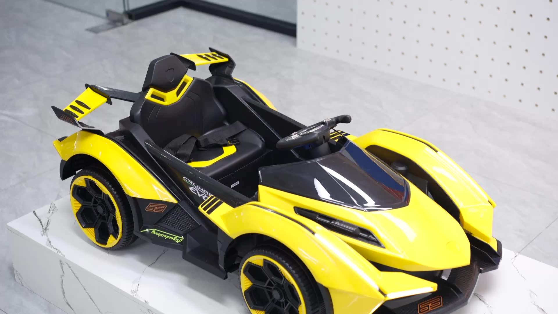 Motorized Rechargeable Ride-on Car for Kids Fun Safety