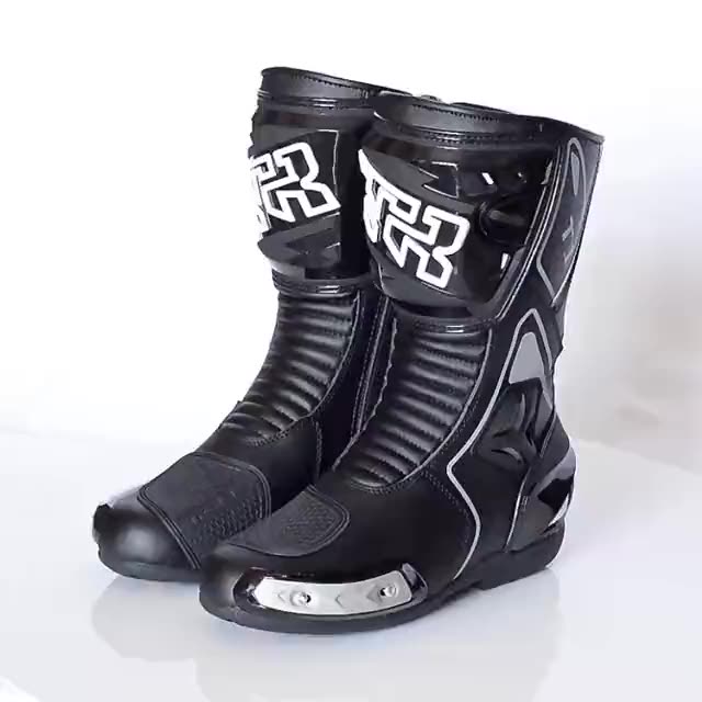 ủng bảo hộ cao cấp Hồng Kông TR Tiger Mùa Hè Đi Xe Máy Giày Nam Biểu Tình Đầu Máy Giày Đường Thoáng Khí Chống Rơi Giày Hiệp Sĩ Bốn Mùa ủng liền quần lội nước ủng cao su bảo hộ 