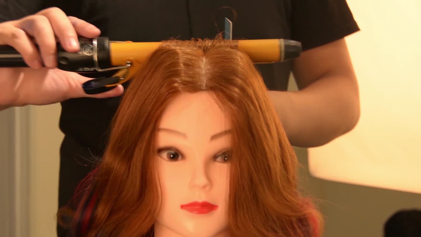 2019 New Salon 100 8inch Natural Human Hair,Hairdressing Training