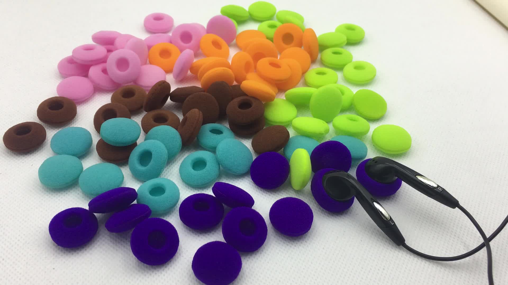 Replacement Foam Earbud Covers Colorful Foam Earphone Foam Ear Pad Buy Earbud Cover,Earphone