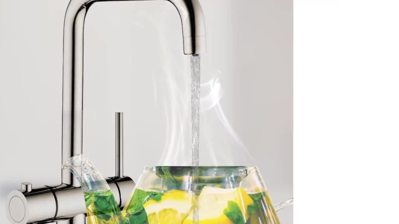 Kitchen Water Heater Tap Deck Mounted Faucet Instant Boiling Water Tap