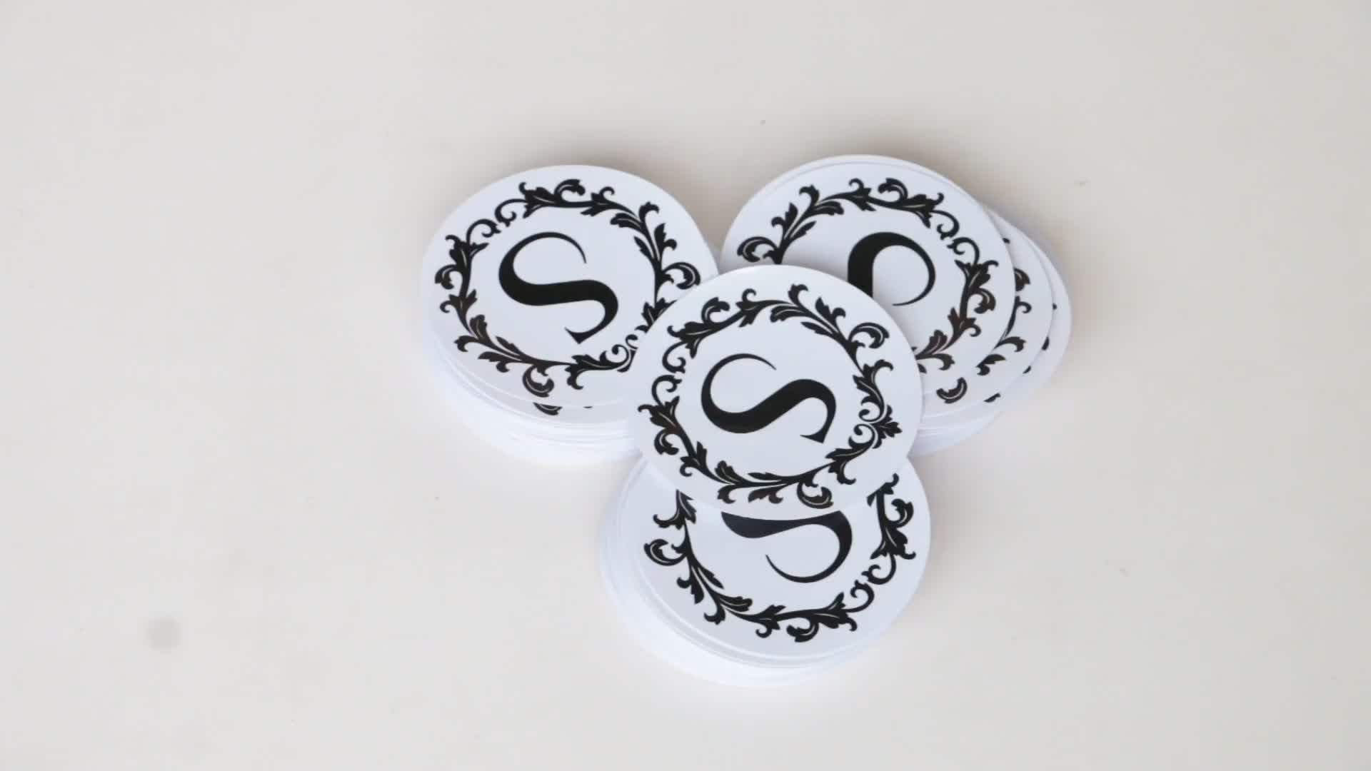 China Supplier Vinyl Die Cut Sticker Logo Custom Printing Adhesive