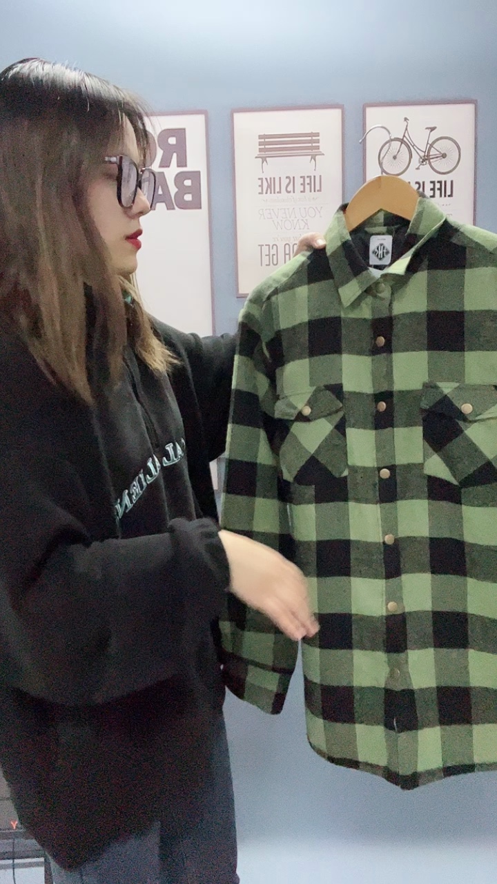 Mens Flannel Quilted Shirt Jacket Buffalo Plaid Thermal Casual Fall