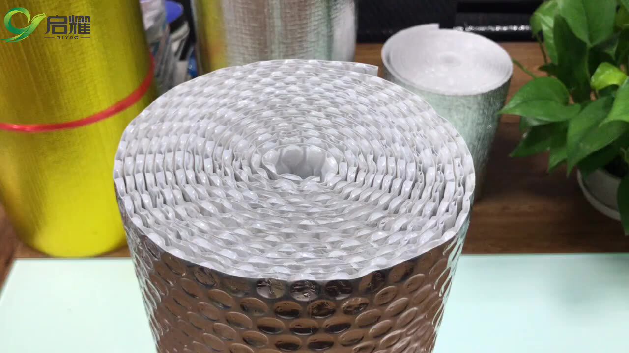 Double Aluminium Double Layer Bubble Wrap Foil Insulation 1.2m X 40m