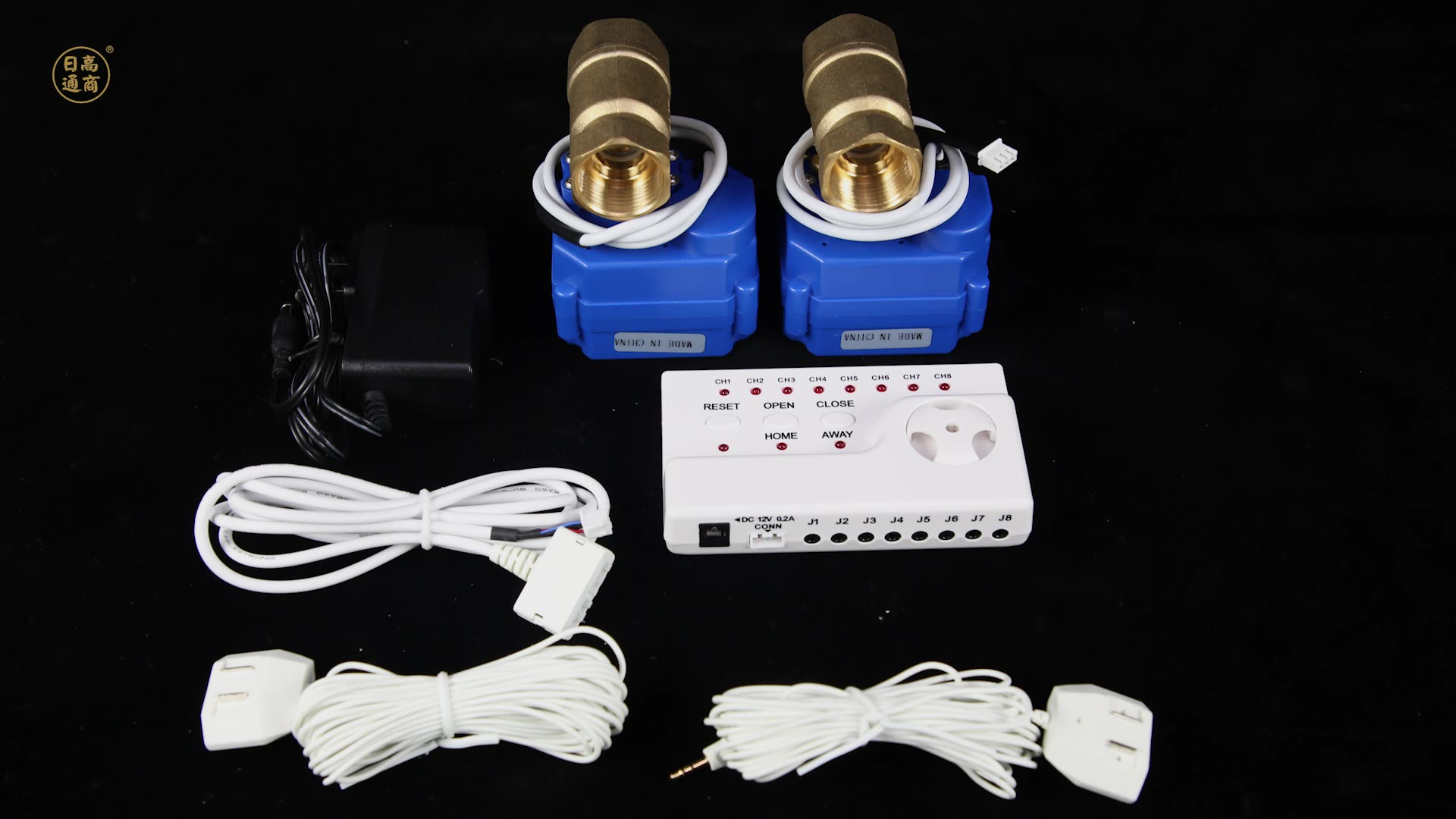 Wld806 Waterlek Systeem Met Automatische Afsluiter Water Lek Detector