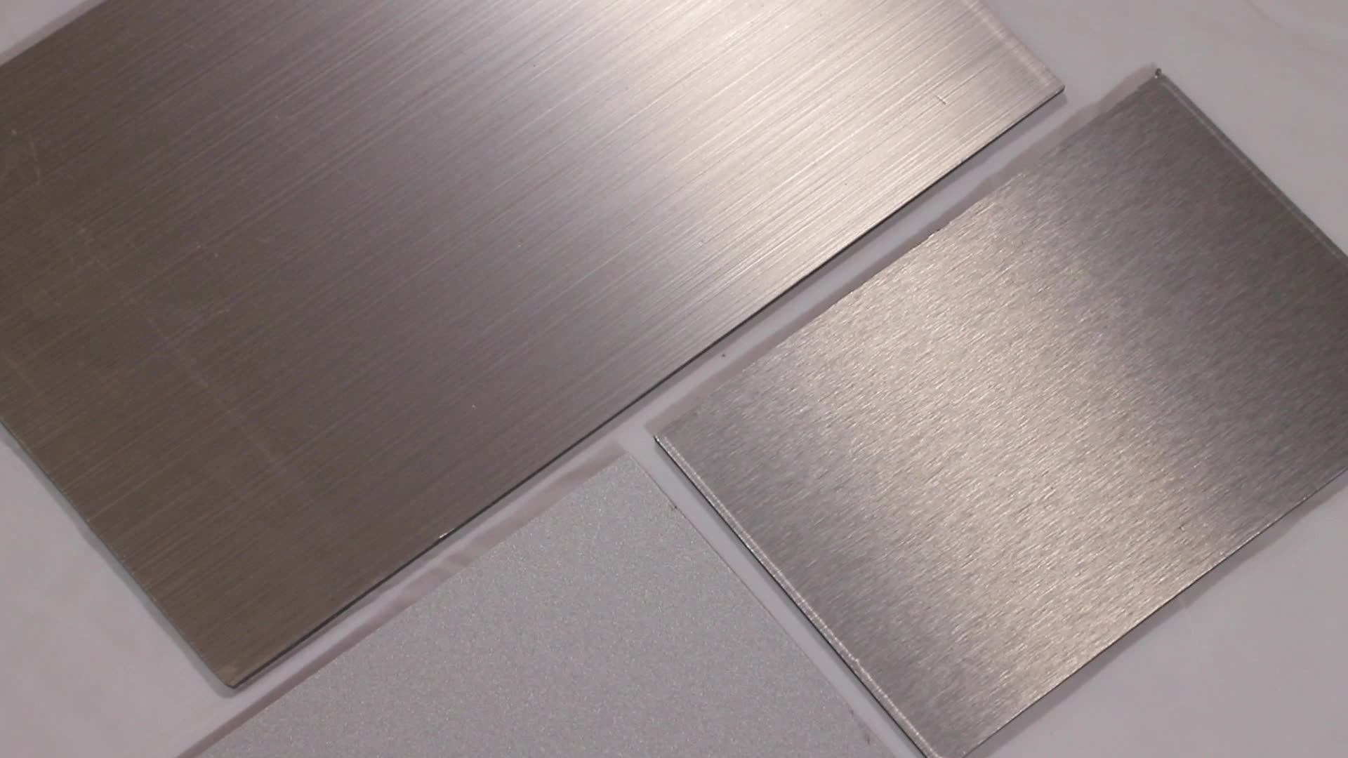 Exterior Wall Plastic Cladding 3mm 4mm Aluminum Composite Panel 4x8