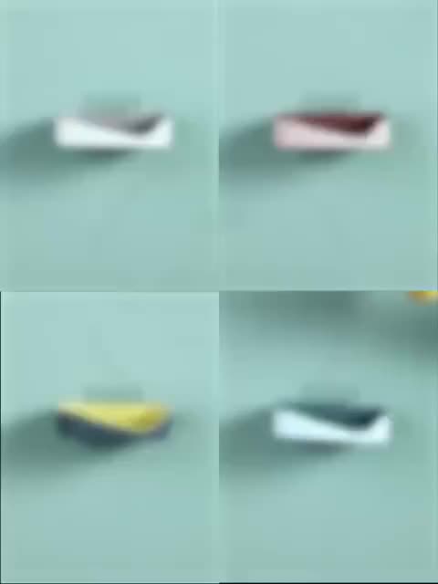 Настенная двухслойная подставка для мыла без сверления держатель губки