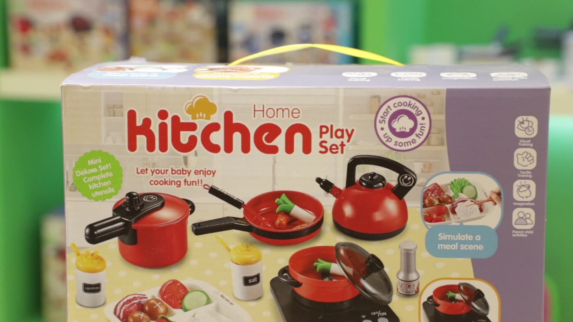 2022 Pretend Play Toys Educational Simulation Play House Tableware Set