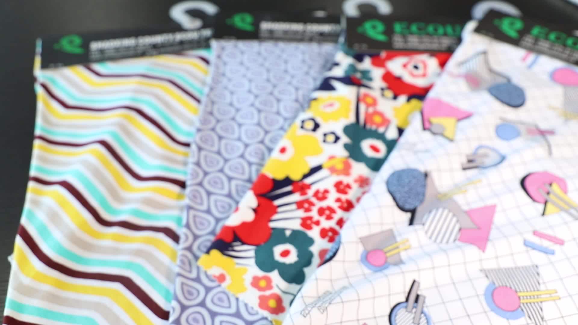 Organic Cotton Knit Printed Fabric For Baby Cloth Has Gots Certificate