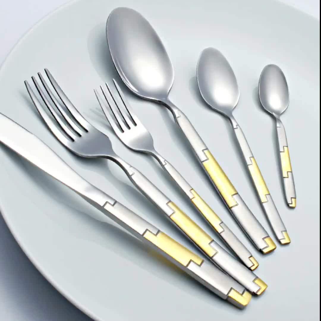 Foreign Trade Wholesale Gold Plated Stainless Steel Cutlery Buy