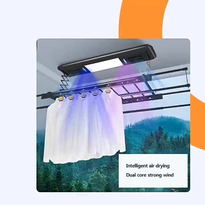 Electric Ceiling Automatic Clothes Drying Rack Clothes Dryer Rack Buy